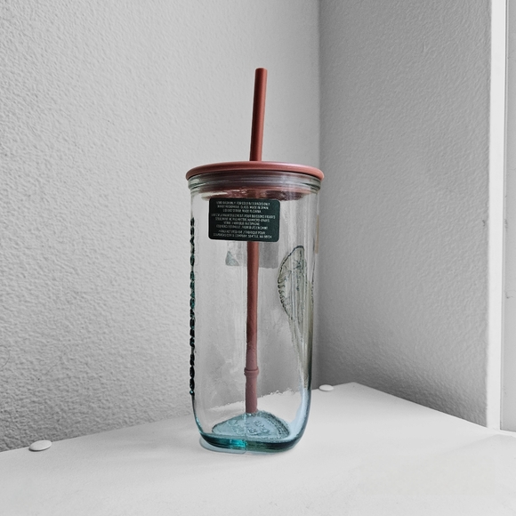 🌟 SOLD 🌟 Starbucks 16 Oz Terracotta Recycled Glass Tumbler - Picture 7 of 12